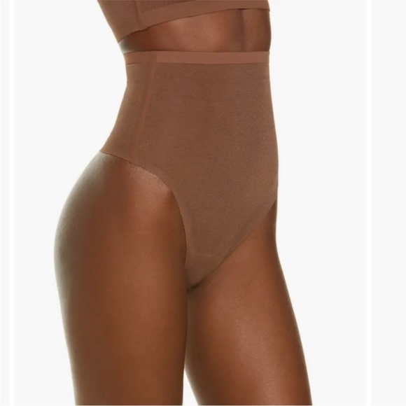 SKIMS Sheer Sculpt High Waist Thong in Jasper Size 3X NWT - Picture 4 of 8